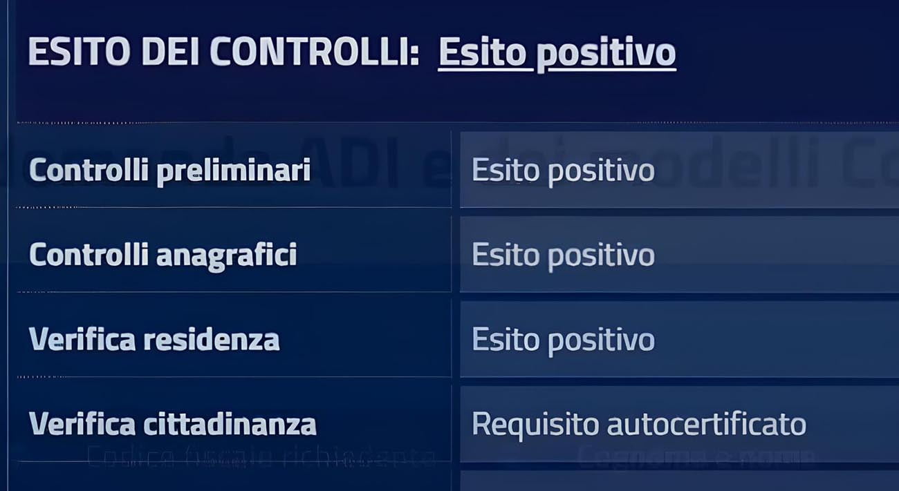 NOVITA LAVORAZIONI ASSEGNO INCLUSIONE CON RICARICA E PAGAMENTI